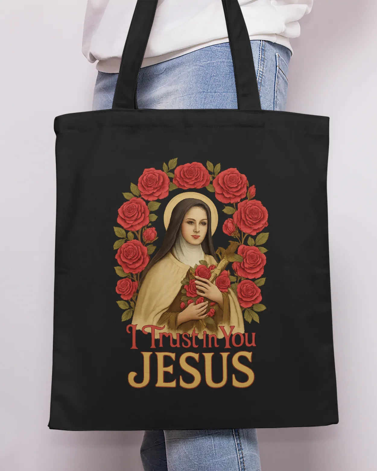 Saint Therese The Little Flower Tote Bag