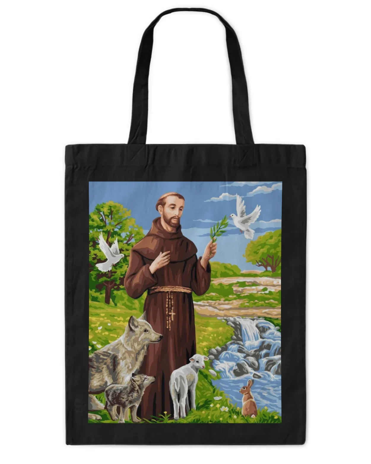 Saint Francis of Assisi Tote Bag