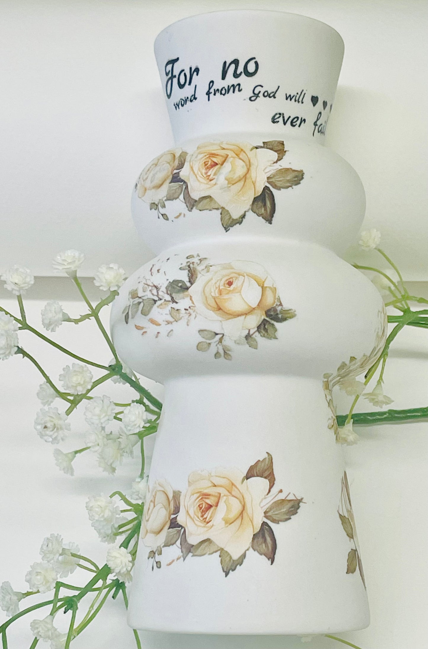 Decorated Ceramic Vase