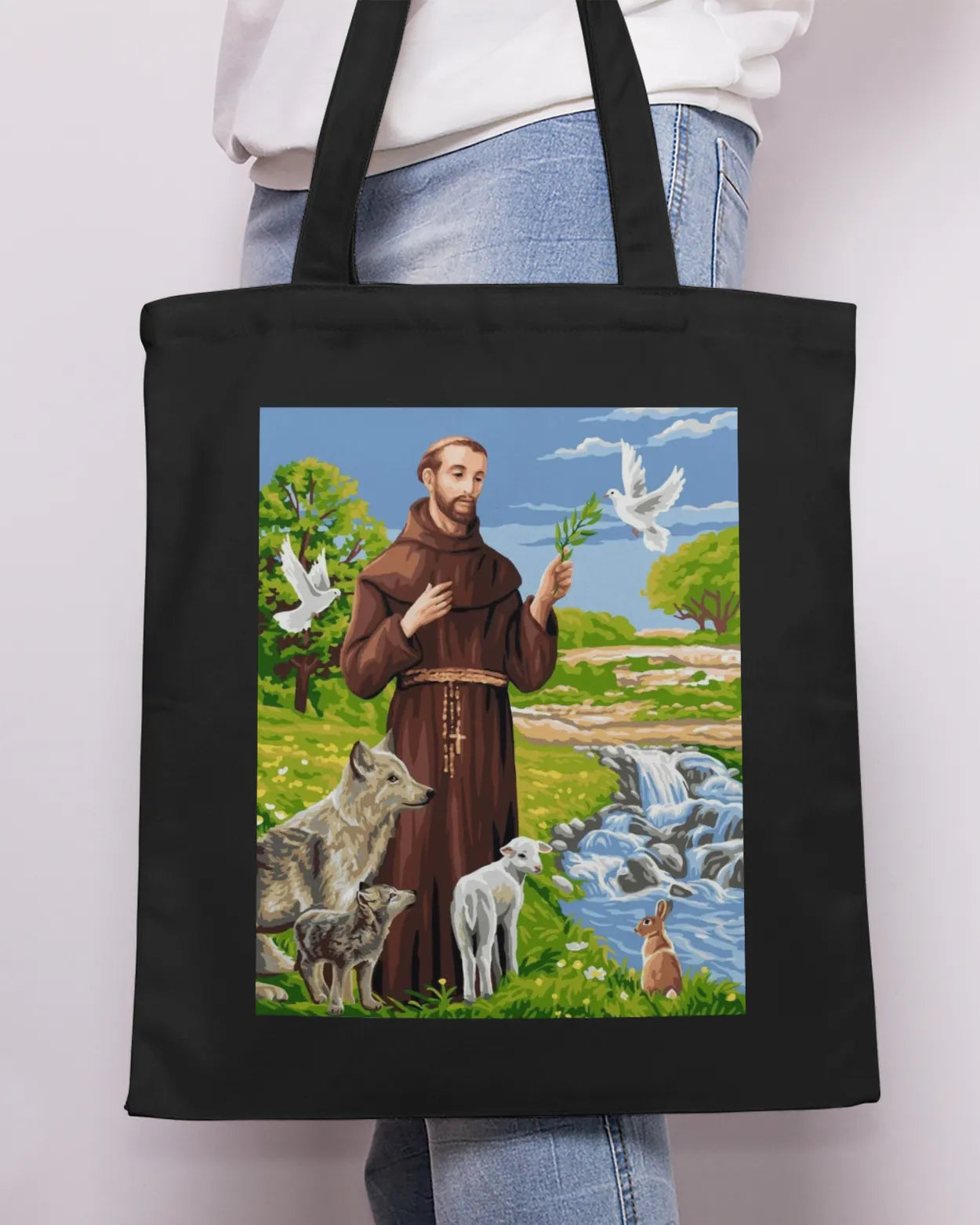 Saint Francis of Assisi Tote Bag