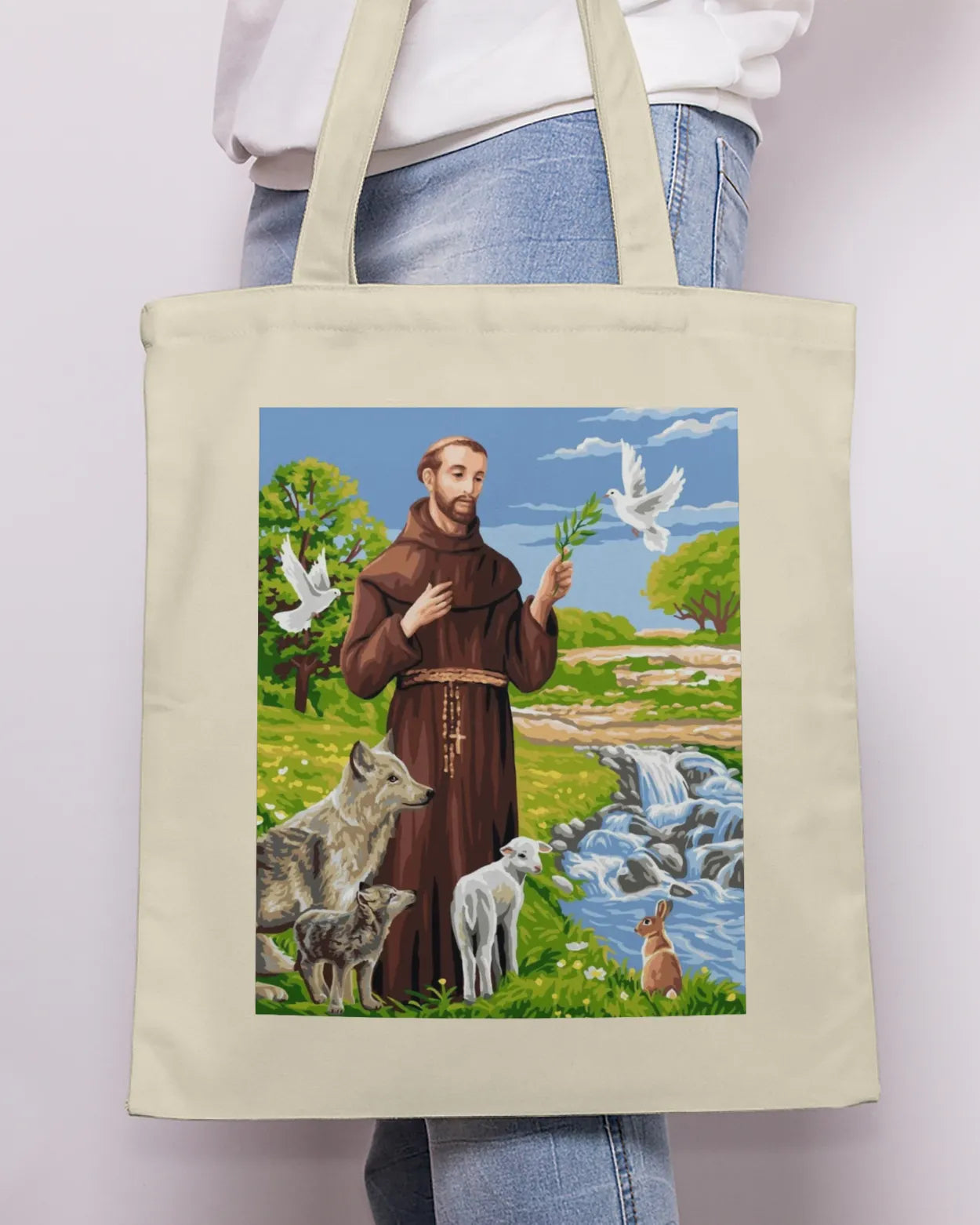 Saint Francis of Assisi Tote Bag