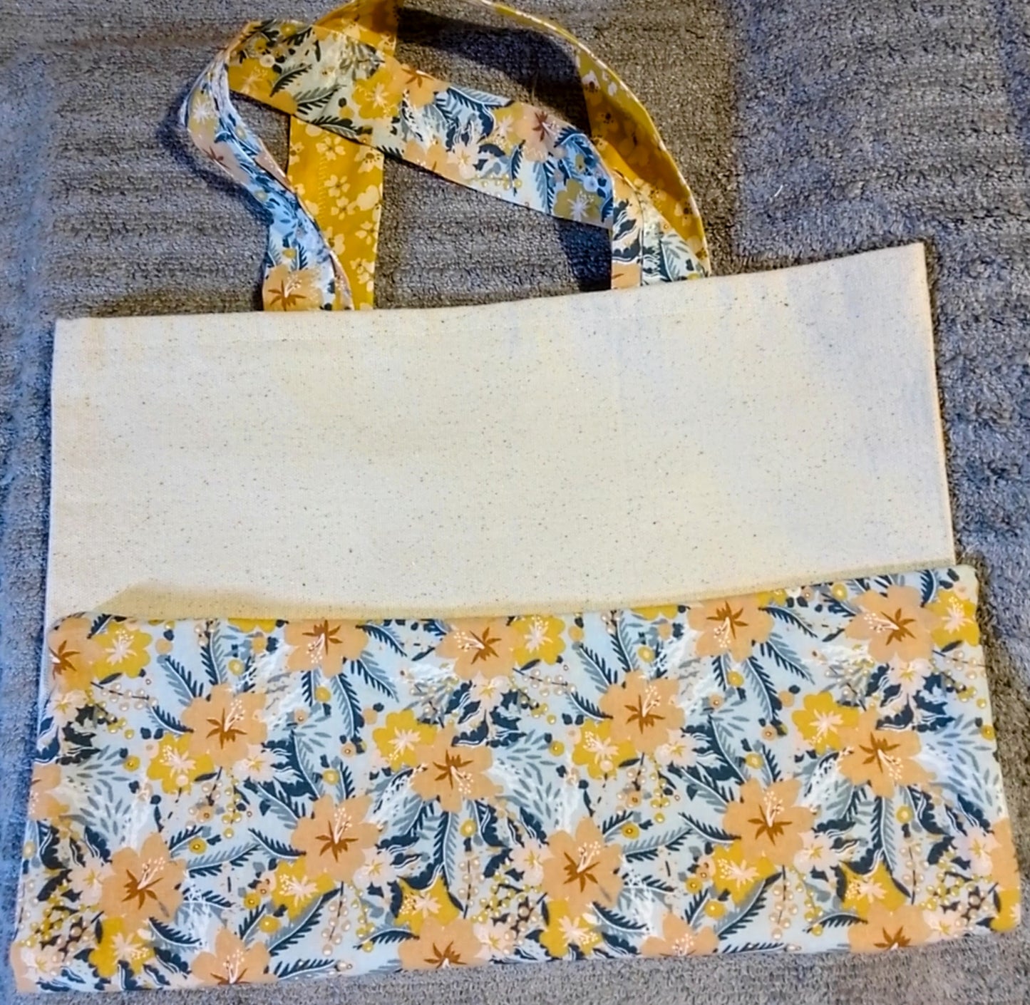 Orange and Mint Tote Bag