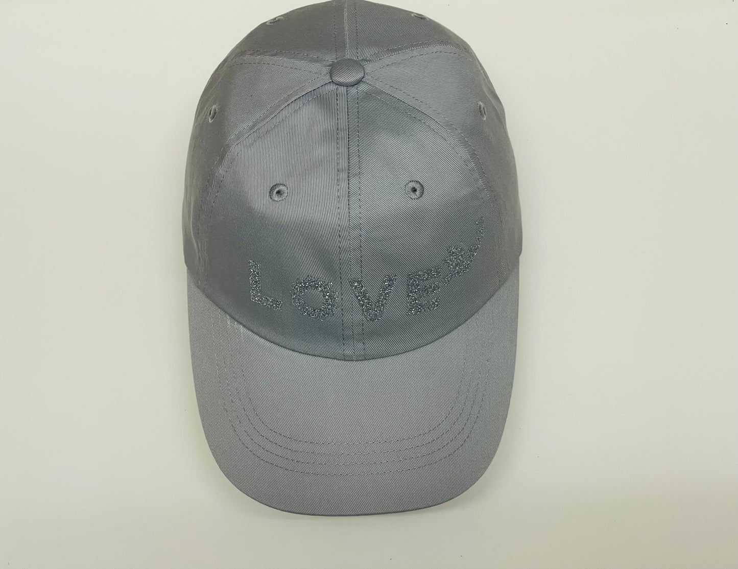 Grey Love Logo Cap